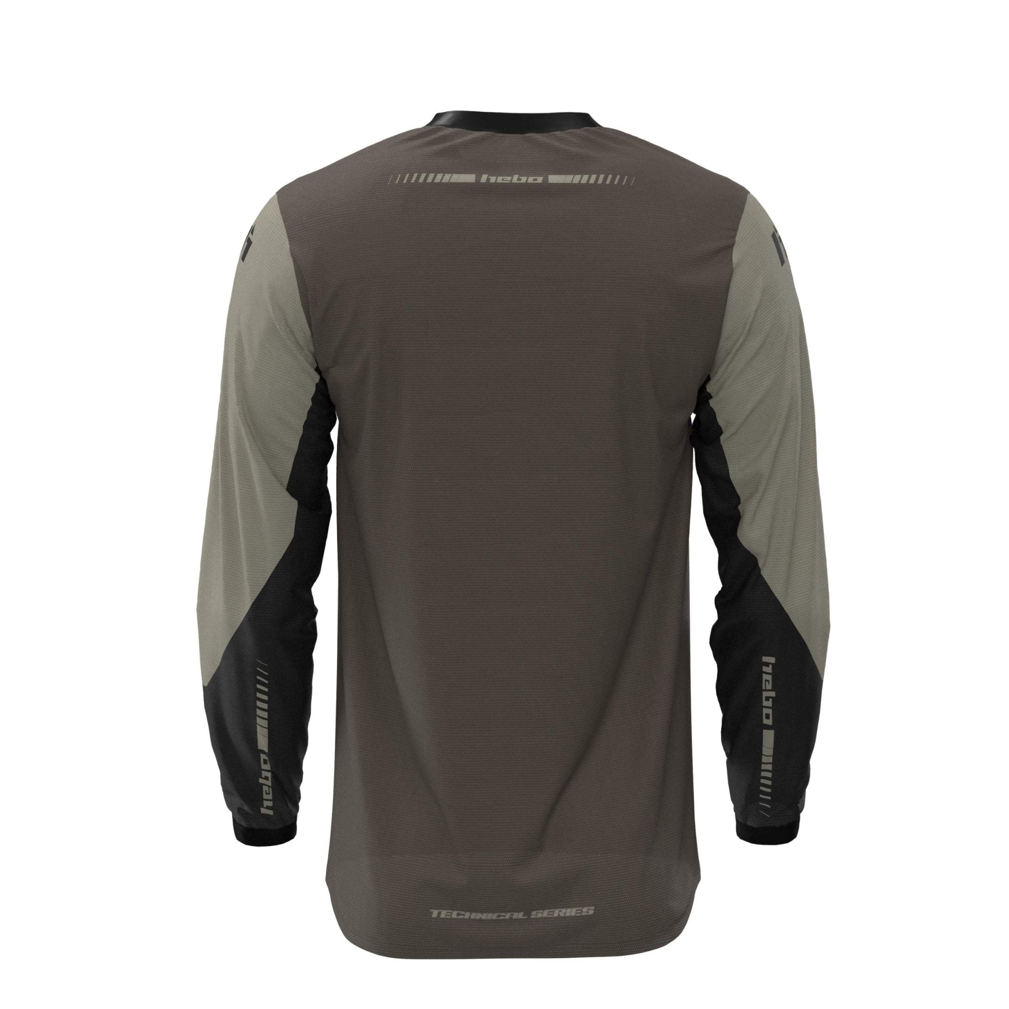 hebo-camiseta-tech-marr-n-camiseta-t-cnica-de-manga-corta-para-moto image 2
