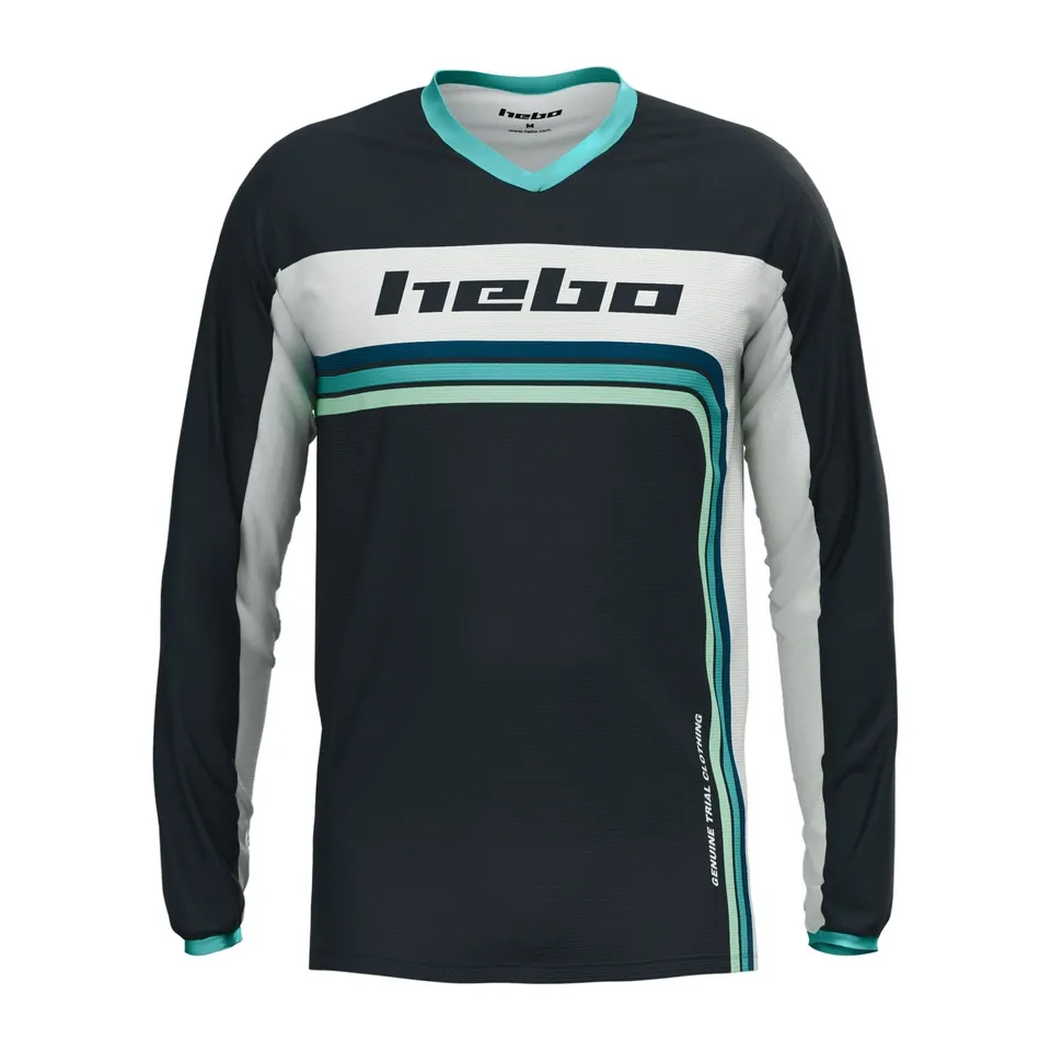 hebo-camiseta-pro-trial-retro-verde-con-dry-clim-y-tejido-biel-stico image 1