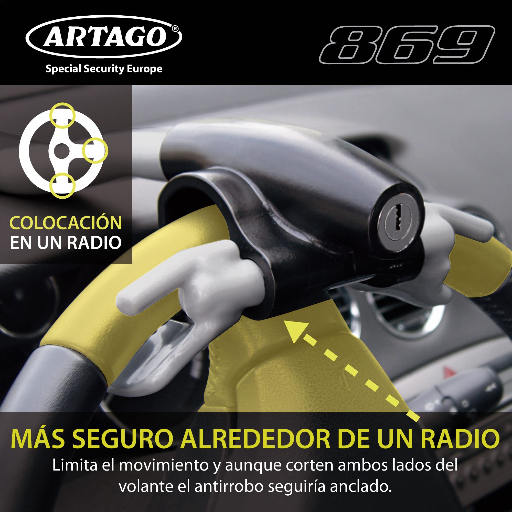 artago-869-antirrobo-coche-volante-bloqueo-alrededor-del-radio-cierre-press-clic image 3