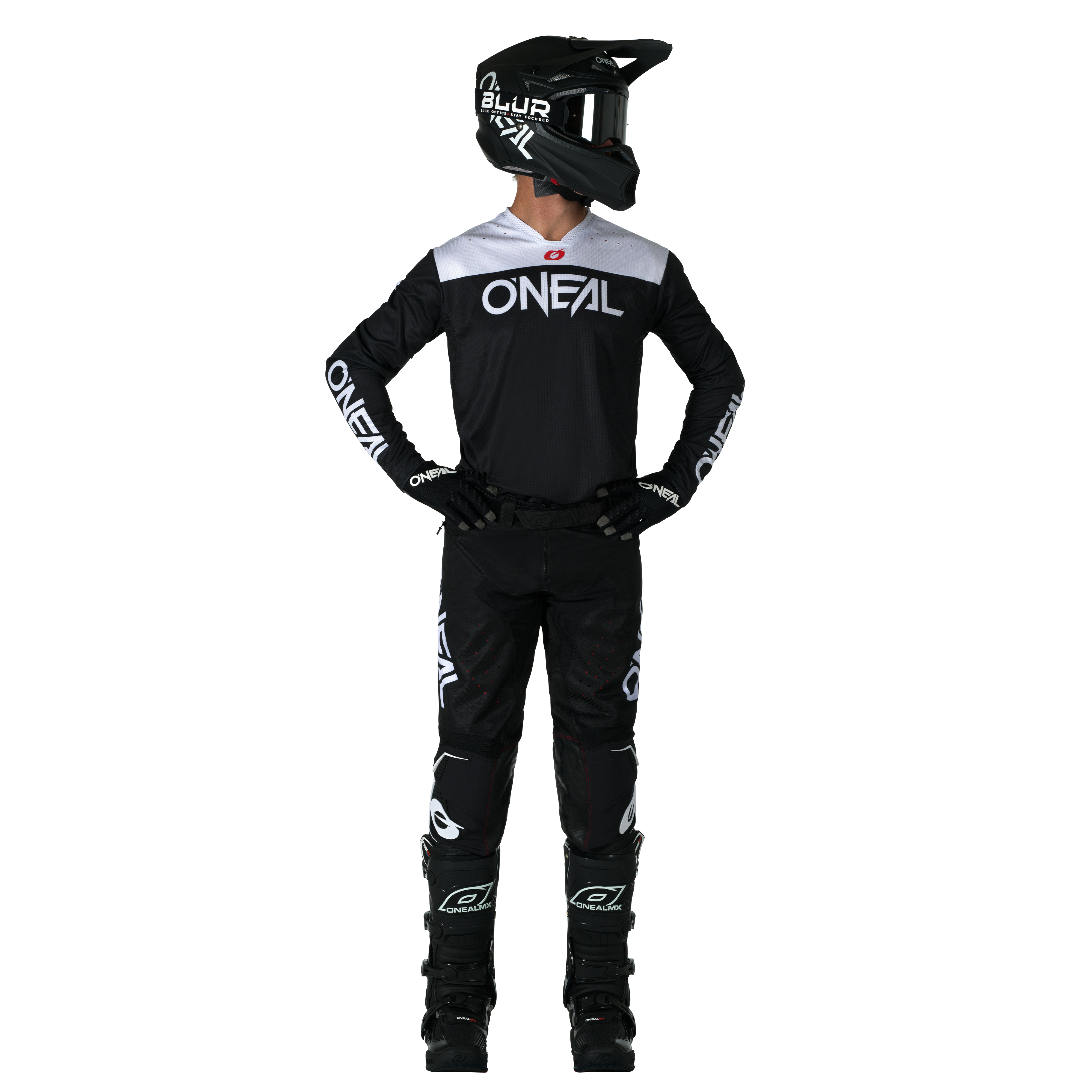 pantal-n-o-neal-hardwear-elite-negro-blanco image 3