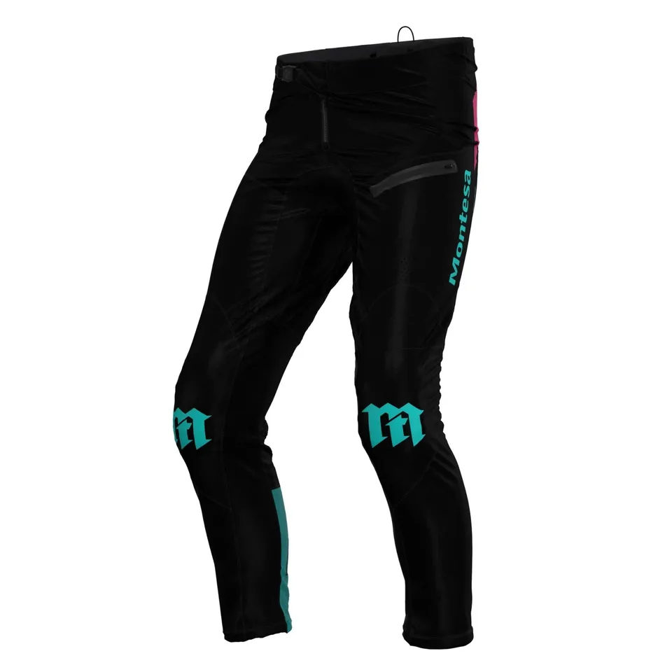 hebo-pantal-n-tech-montesa-classic-turquesa-pantal-n-oficial-de-trial-poli-ster- image 1