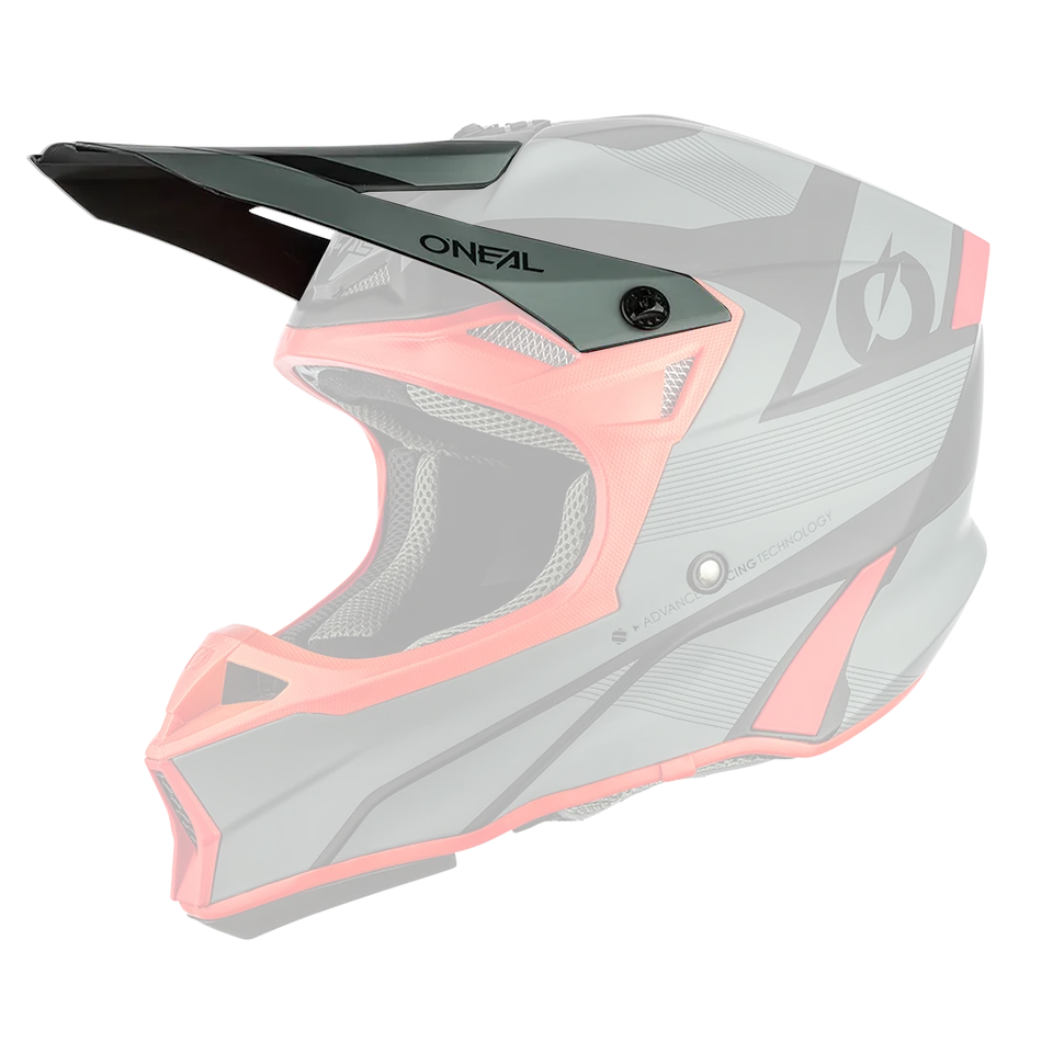o-neal-visera-de-recambio-para-casco-10-srs-compact-gris-rojo image 1