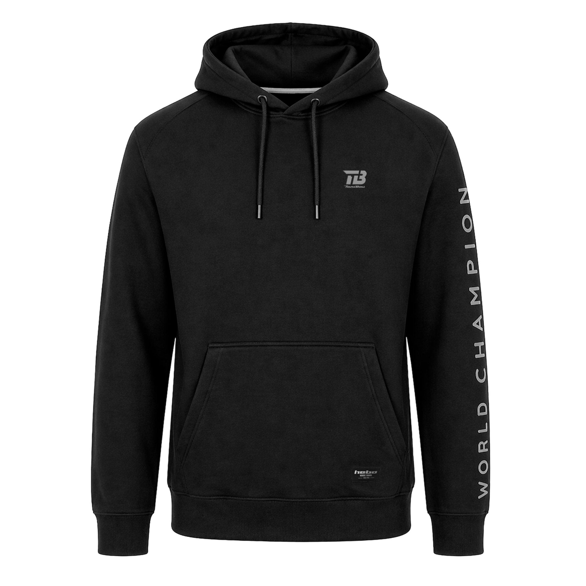hebo-sudadera-toni-bou-negra-oficial-100-algod-n-con-capucha image 1