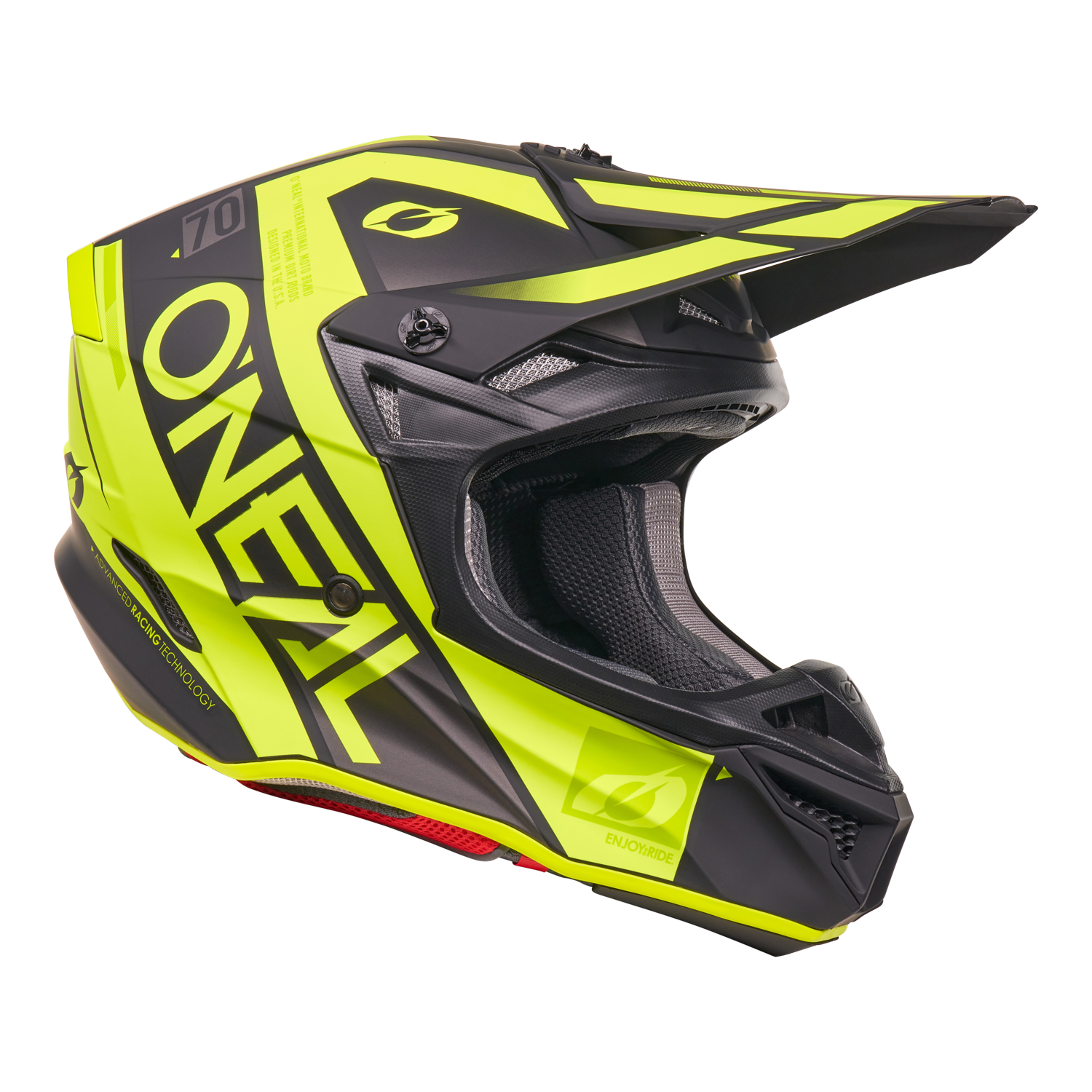 o-neal-5-srs-factor-casco-moto-neon image 2