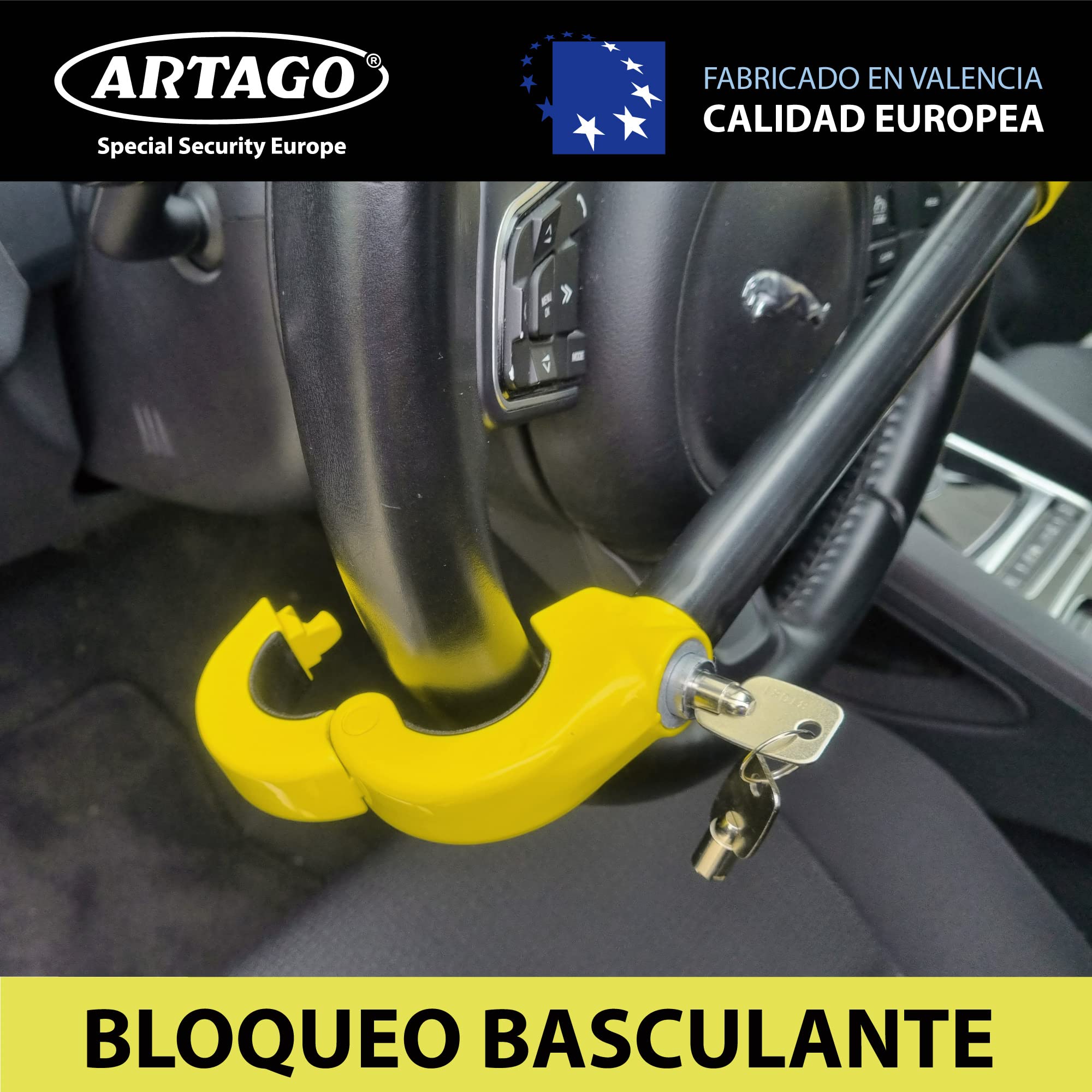 artago-840-barra-antirrobo-de-volante-ajustable-bloqueo-basculante-cerradura-ant image 5
