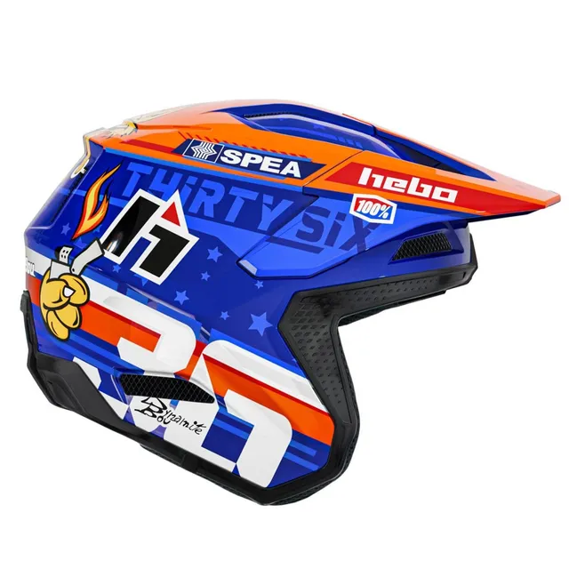 hebo-casco-zone-pro-toni-bou-36-casco-de-trial-de-fibra-de-vidrio-1050-g image 1