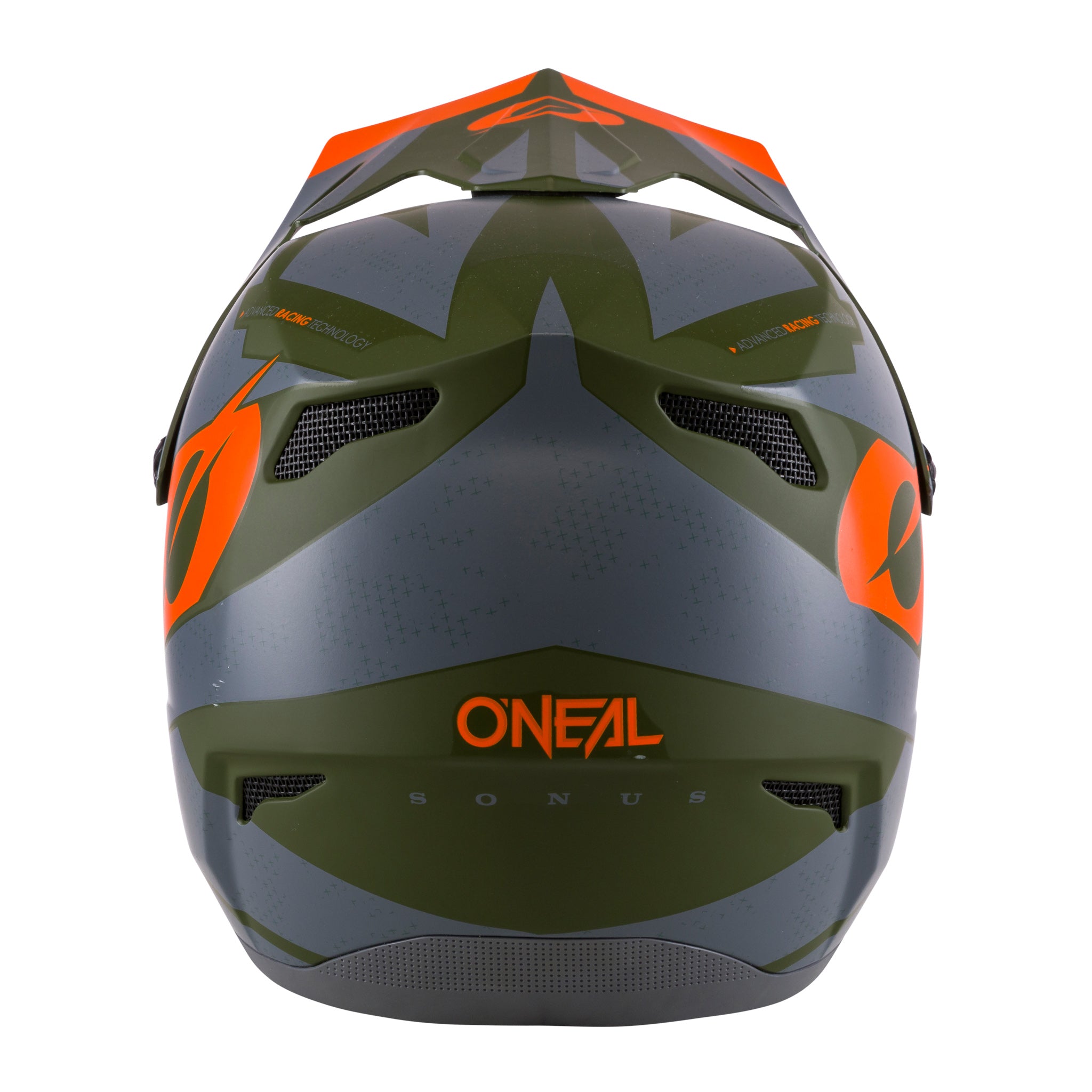 o-neal-sonus-deft-casco-mtb-gris-oliva-naranja image 4