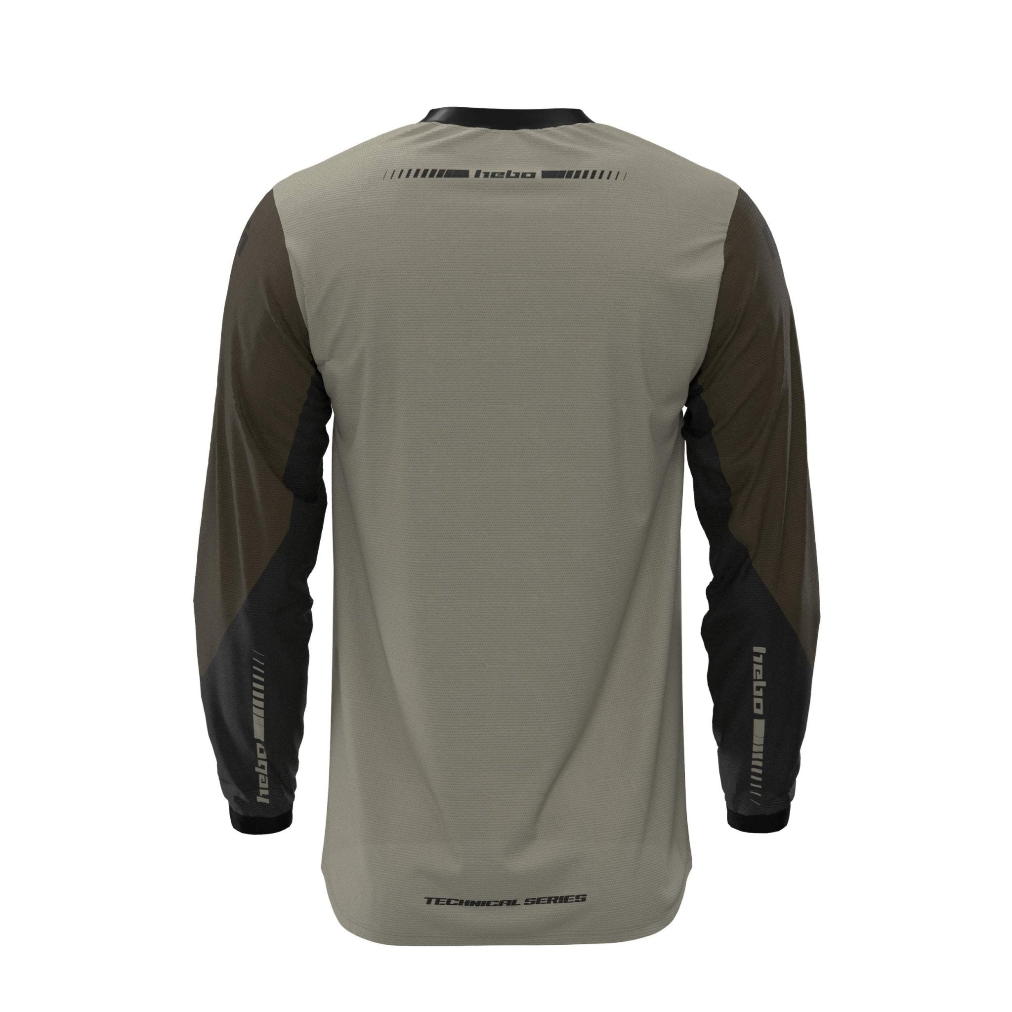 hebo-camiseta-tech-kakhi-manga-corta-transpirable-upf-50 image 2