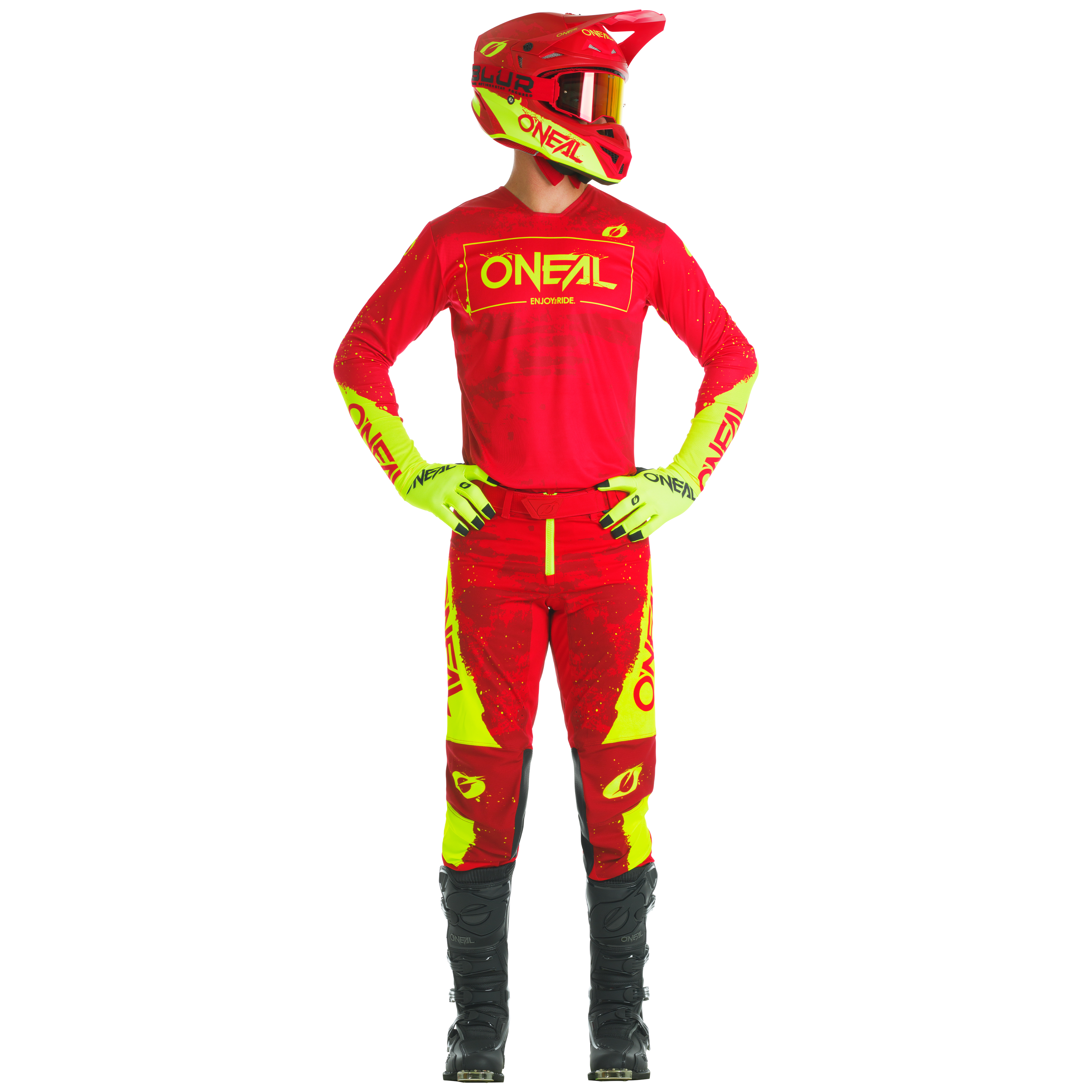 o-neal-mayhem-paint-jersey-rojo-ne-n-maillot-de-motocross-con-corte-atl-tico-y-t image 3