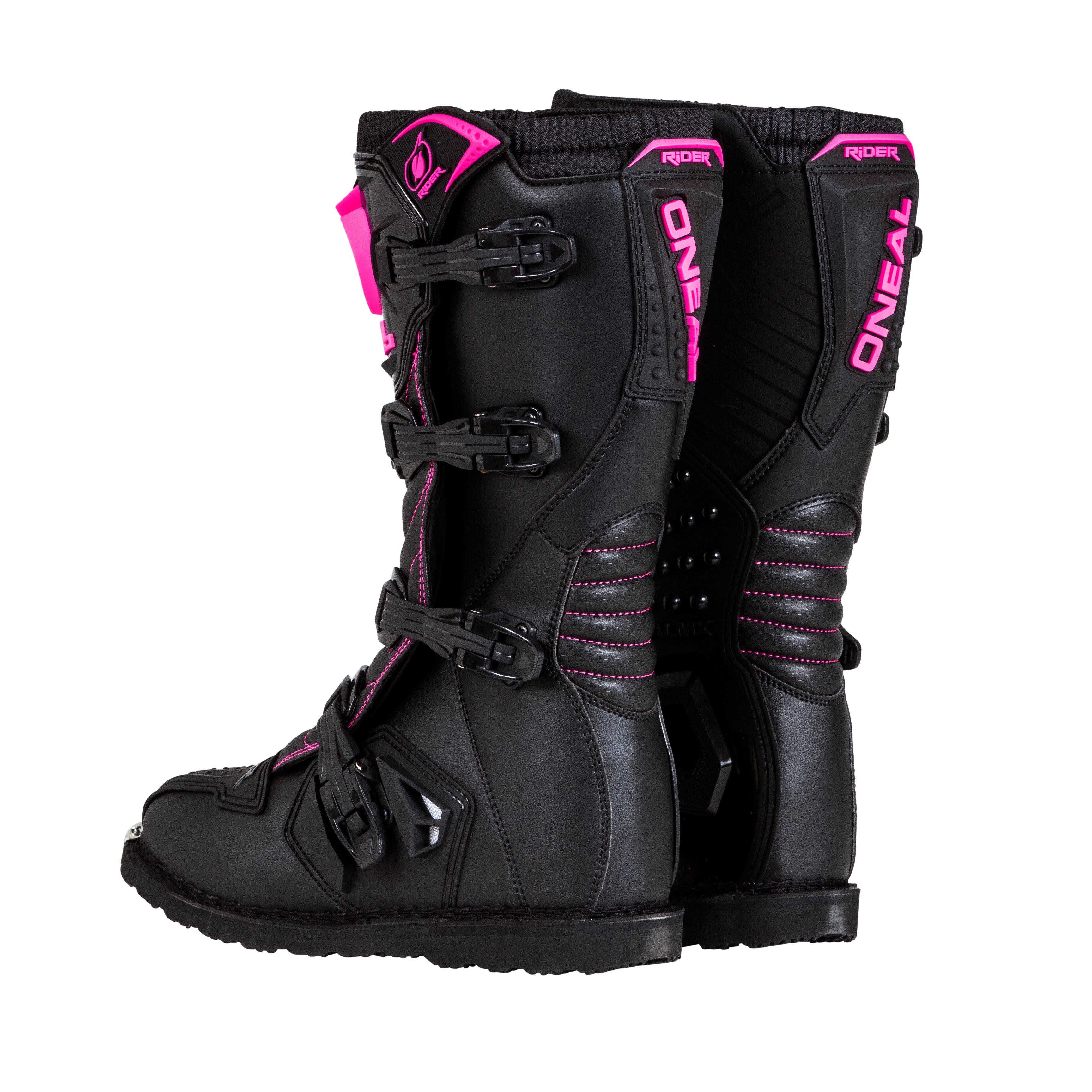 botas-o-neal-rider-mujer-negro-rosa image 2