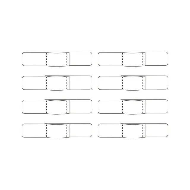 enduristan-velcro-strap-keeper-25mm-8-unidades image 1