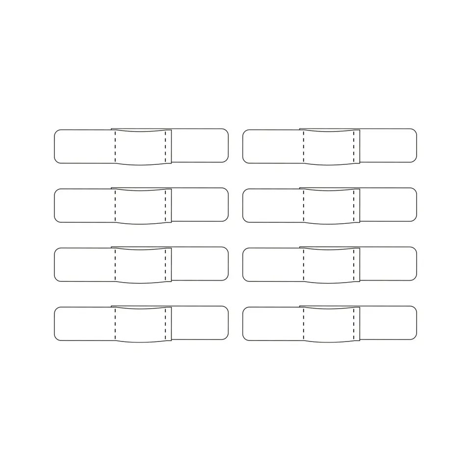 enduristan-velcro-strap-keeper-25mm-8-unidades image 1